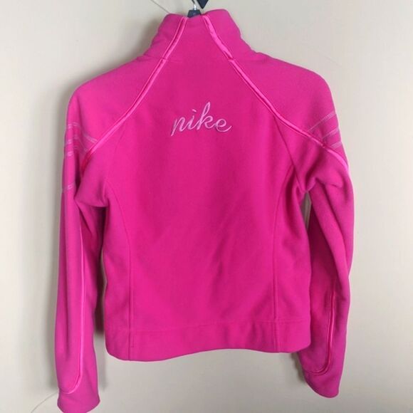 Vintage Hot 🩷 Pink Nike Fitted Fleece Size Small - Picture 2 of 10